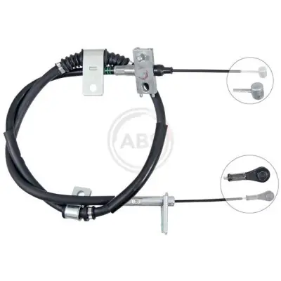 Cable de accionamiento, freno de estacionamiento A.B.S. K17460 Original